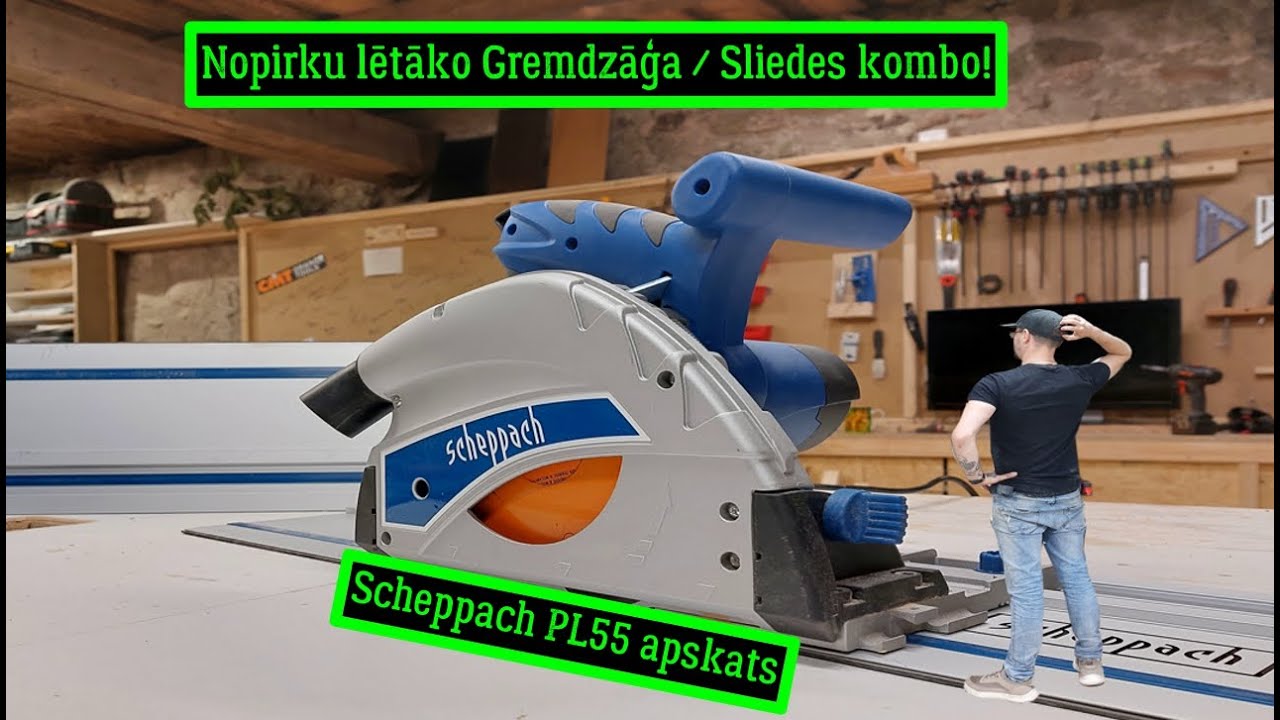 SCHEPPACH PL 55 apskats / Jauns štrums darbnīcā!