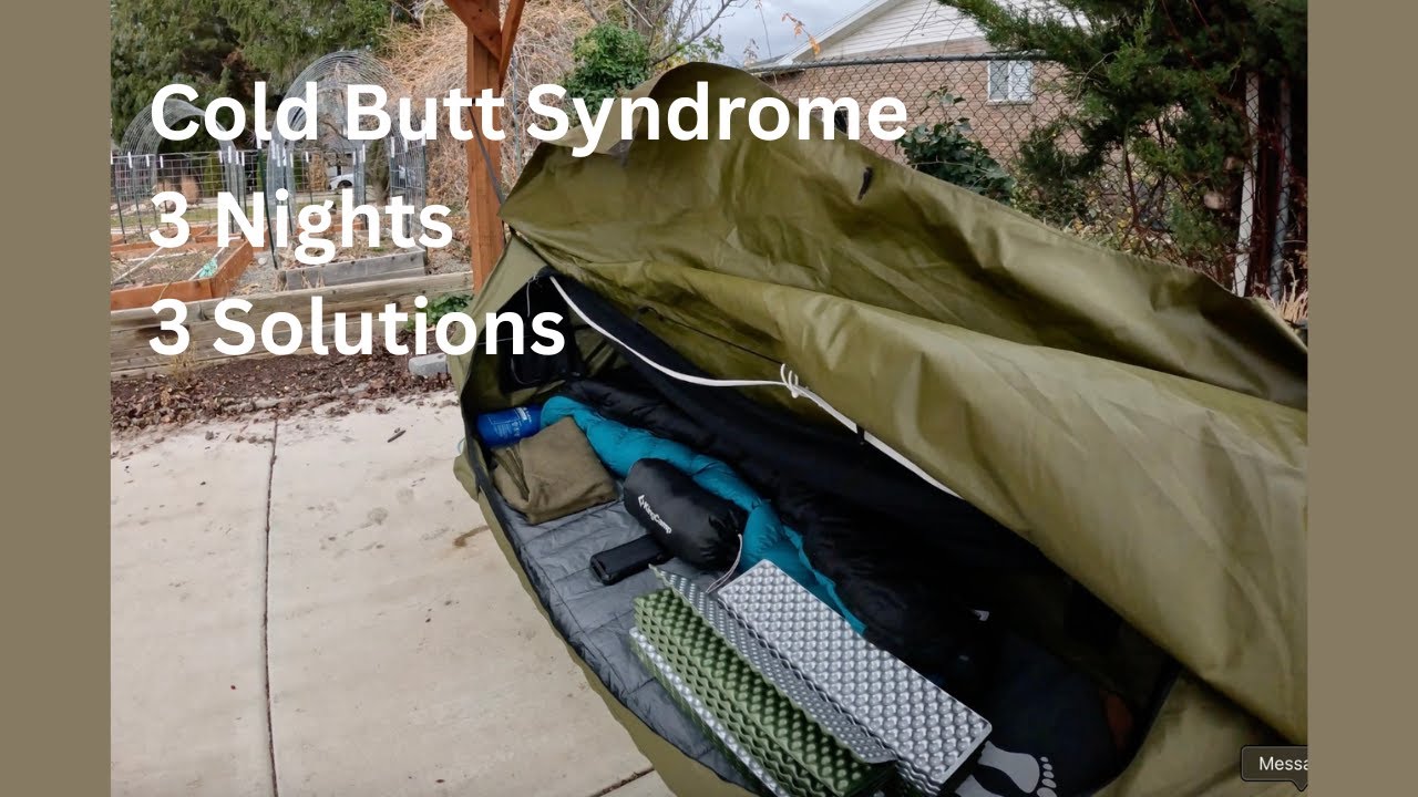 EP83: COLD BUTT SYNDROME: Winter Haven Tent/Hammock Camping: 3 nights - 3 ways to beat the cold