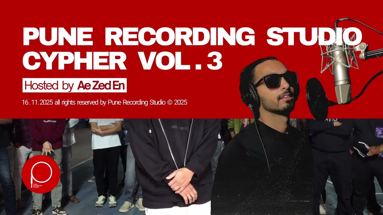 Pune Recording Studio Cypher Vol 3 16/11/2025 FULL CYPHER UNCUT