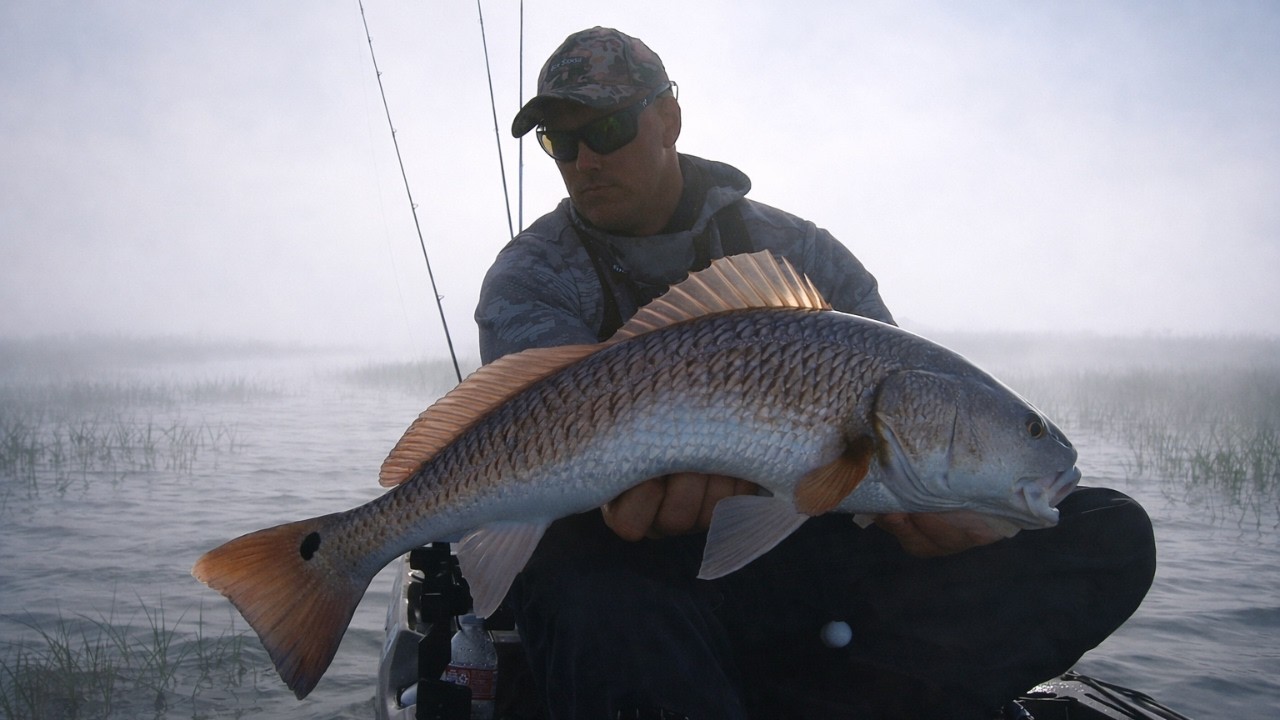 Chasing Redfish Limits in Dense Fog | South TX Flats