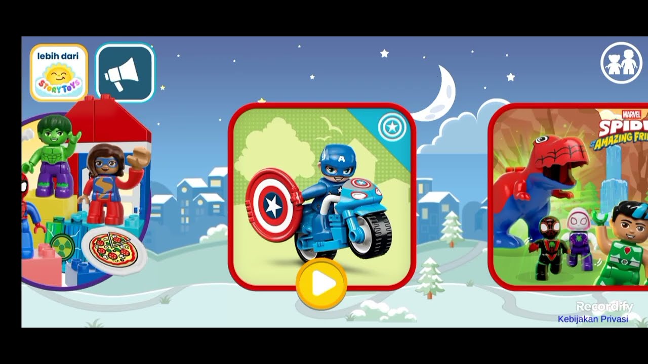 LEGO® DUPLO® Marvel - Captain America helps civilians -  Playpass Android 