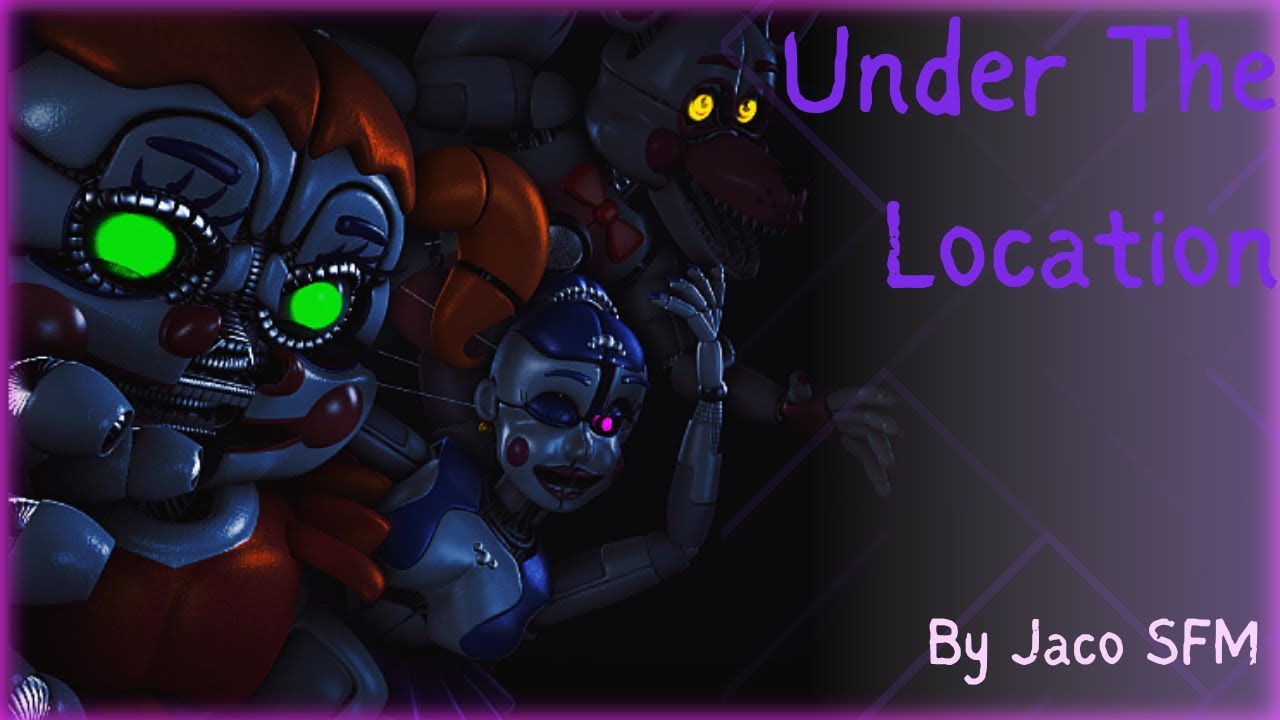 Under the Location {A FNAF song} | By Jaco SFM | Music video animation