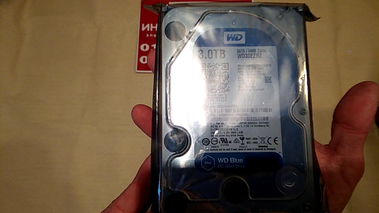 ВНУТРЕННИЙ HDD WD 3.5'' 3TB SATA 2 (WD30EZRZ) в Баку / Bakida