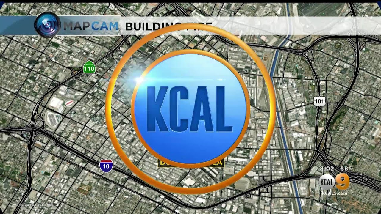 Fire burns through two-story building in Downtown LA