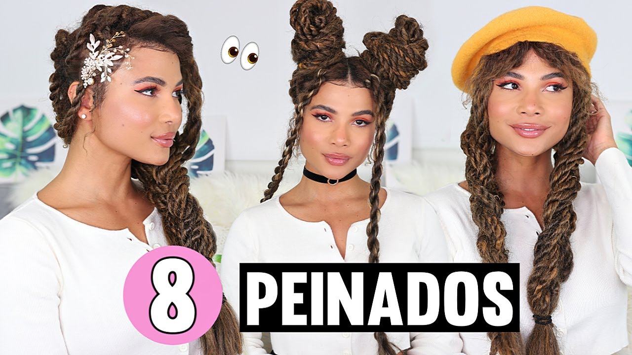 8 IDEAS DE PEINADOS LINDOS Y RÁPIDOS CON TWISTS - TRENZAS | Doralys Britto
