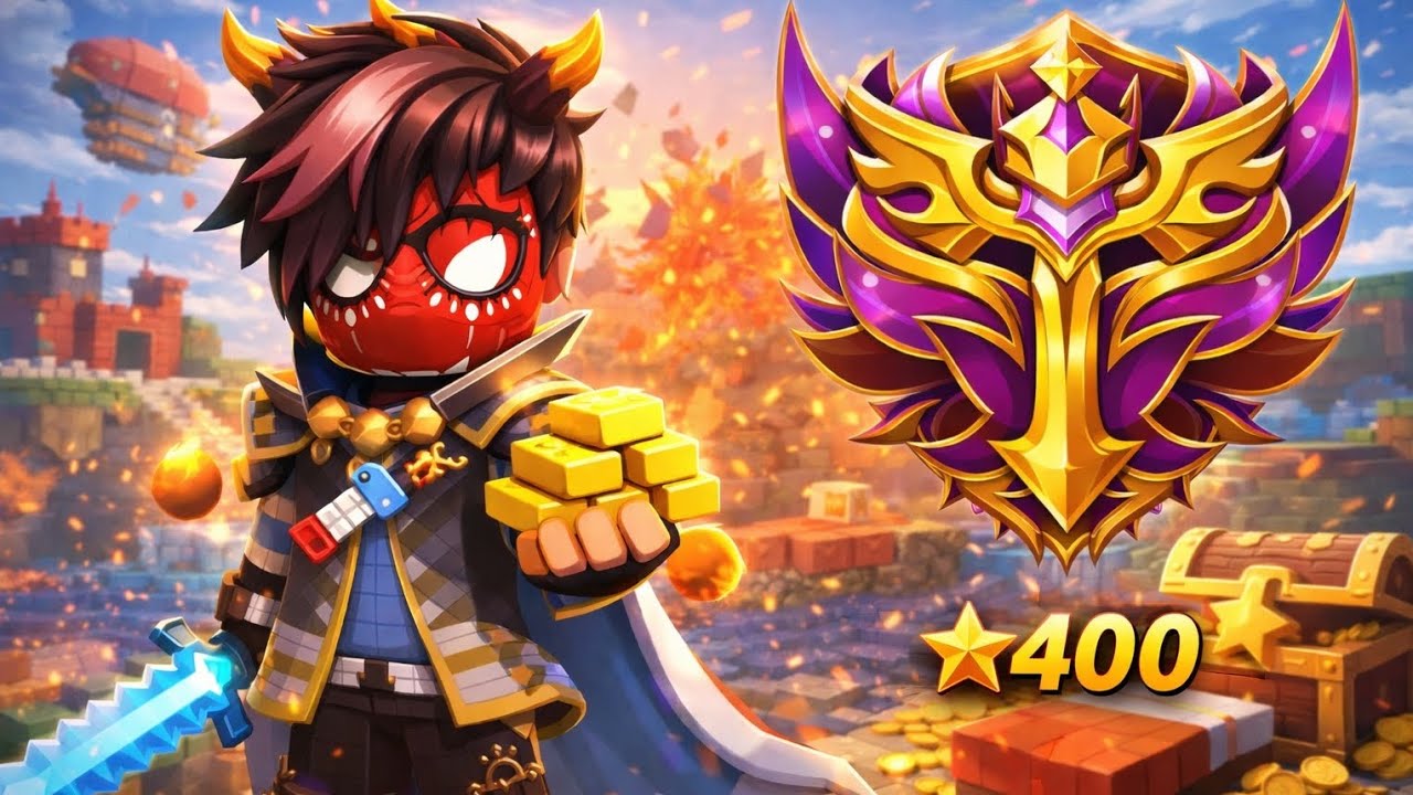 Road to ⭐400 | Dragon Hunter Ranked | Blockman Go BedWars