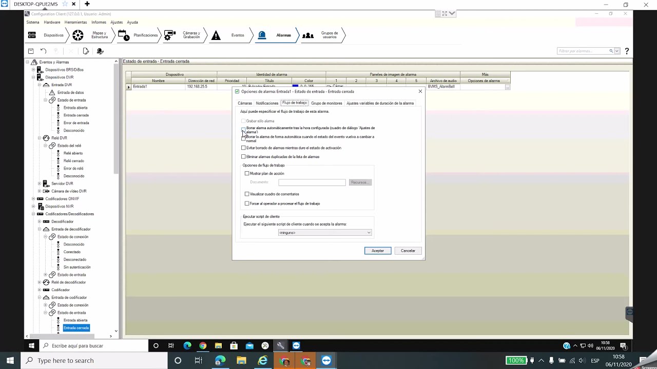 How to Configurar alarmas en BVMS 10