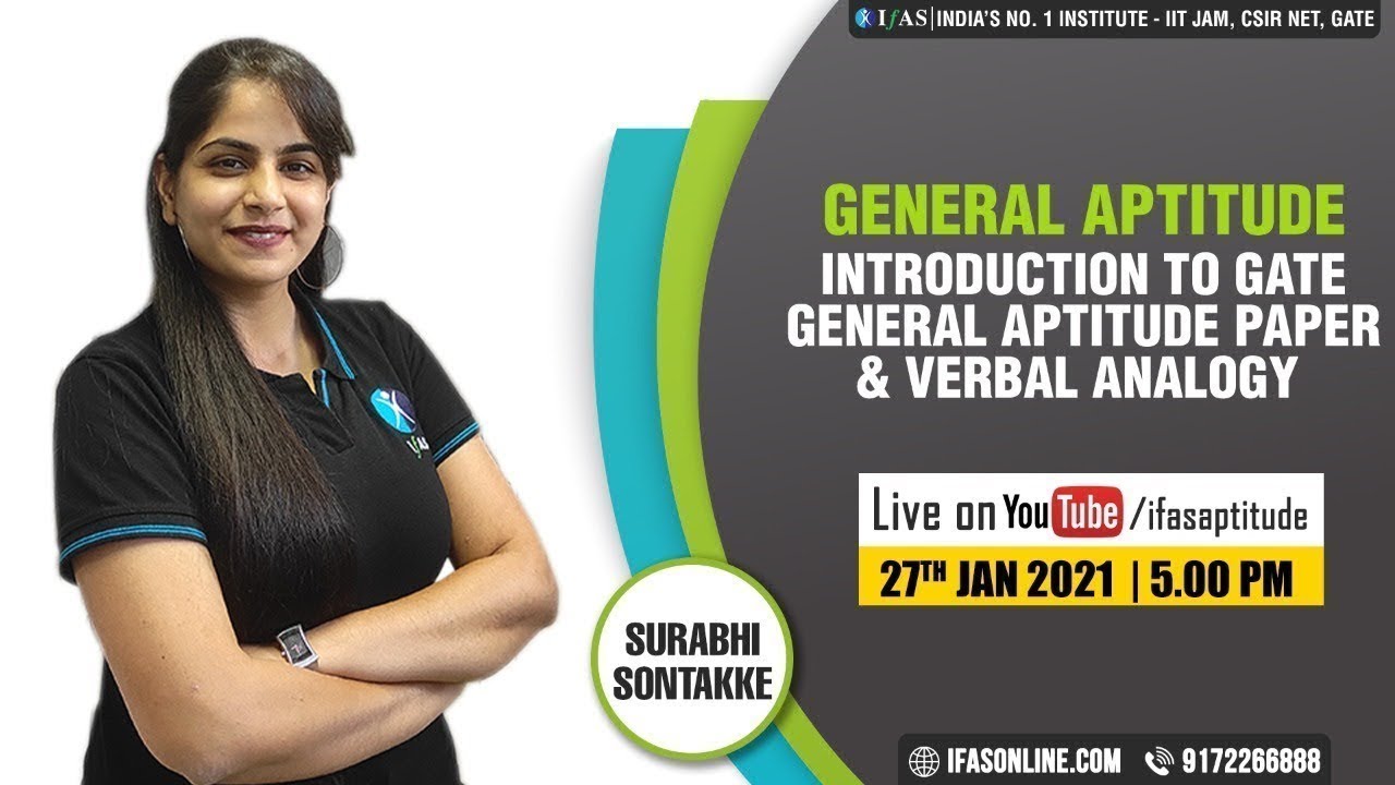 GENERAL APTITUDE - VERBAL ABILITY | L1 | IFAS