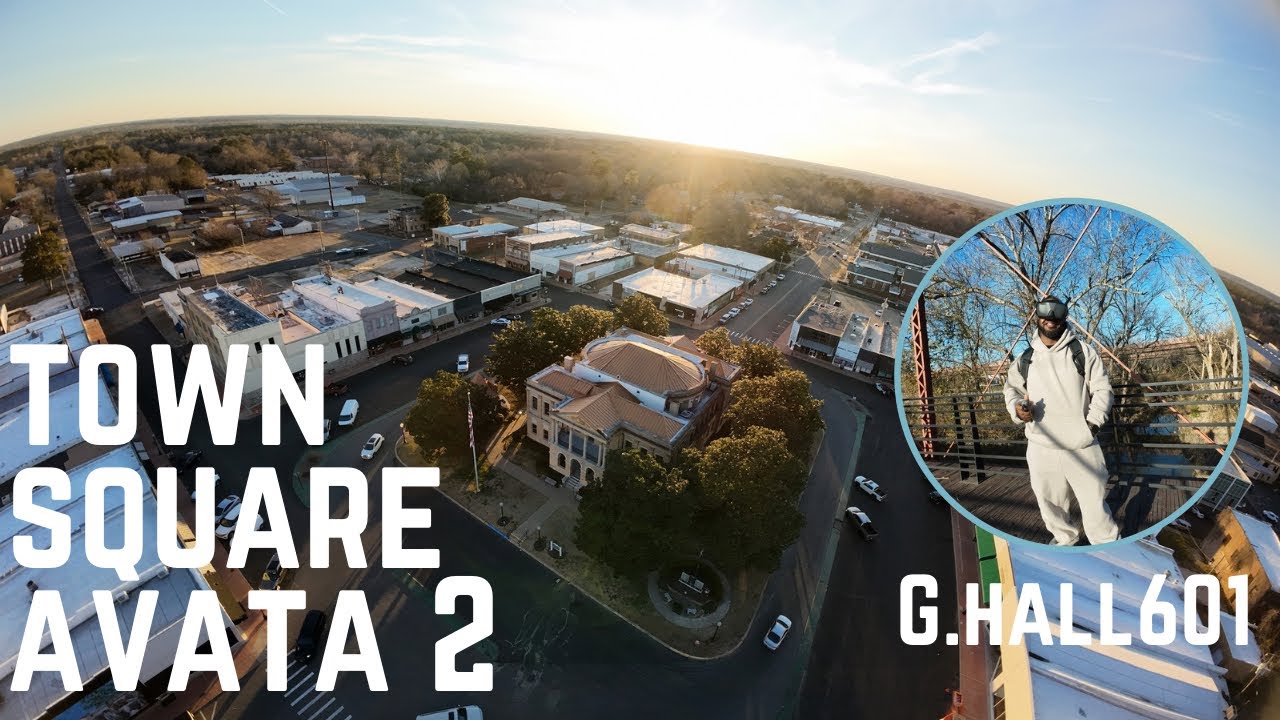 The View Of Town Square With My DJI Avata 2