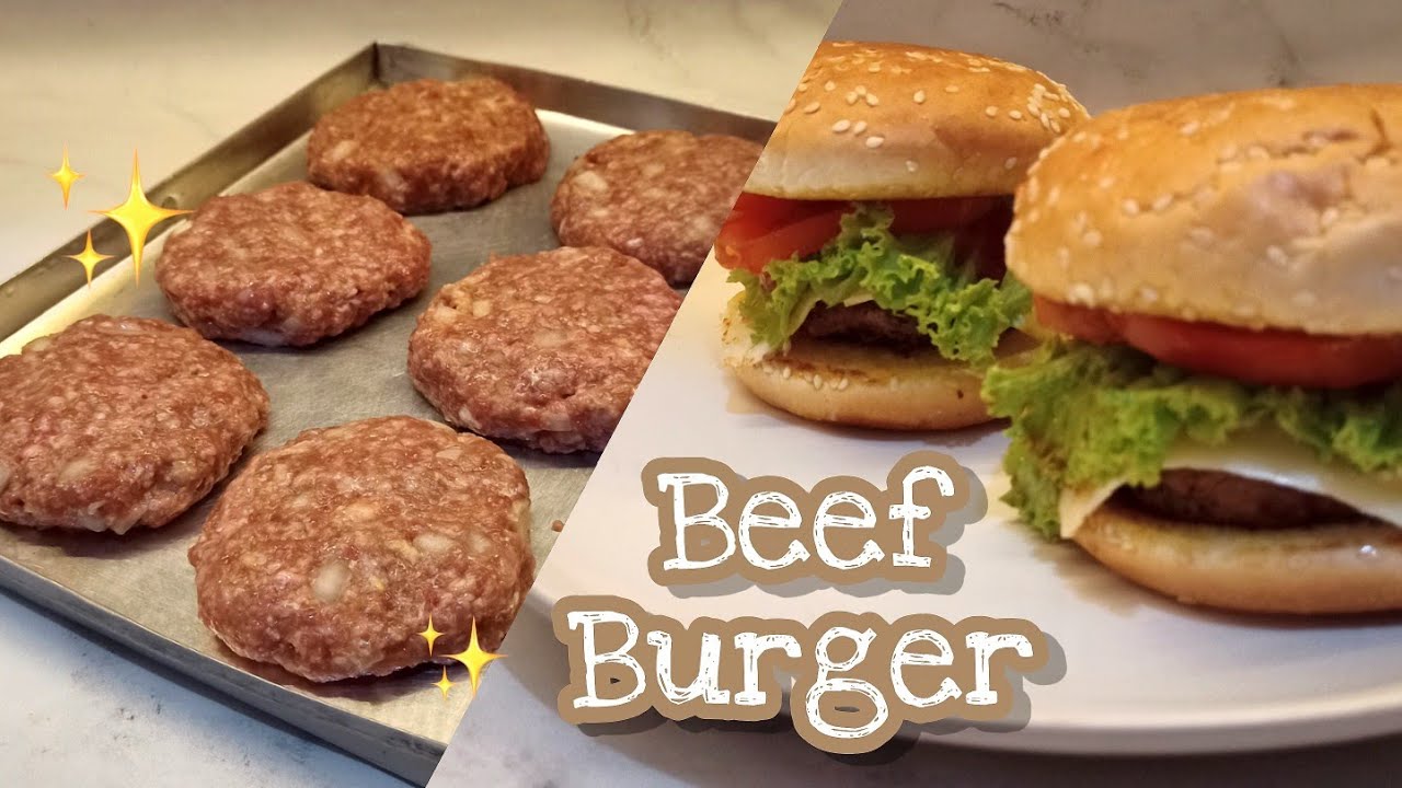 Homemade Beef Patty | Resep Beef Burger