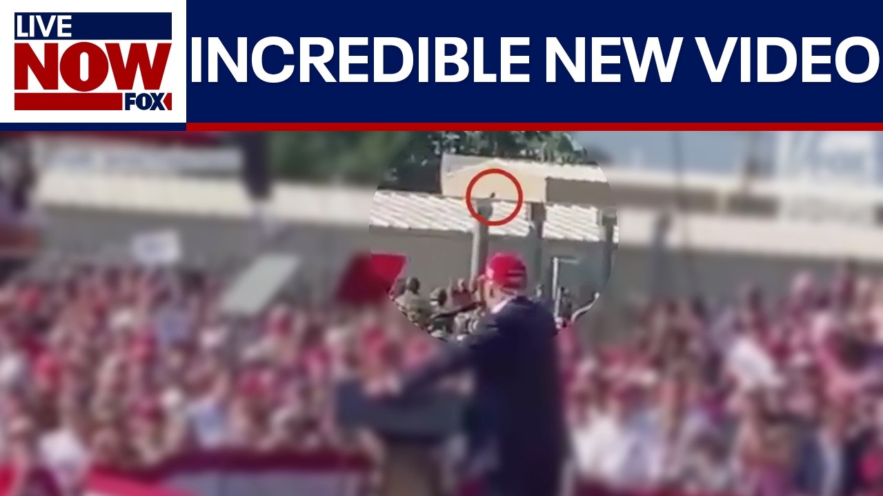 NEW VIDEO: POV of alleged Trump rally shooter moving across roof from stage | LiveNOW FOX
