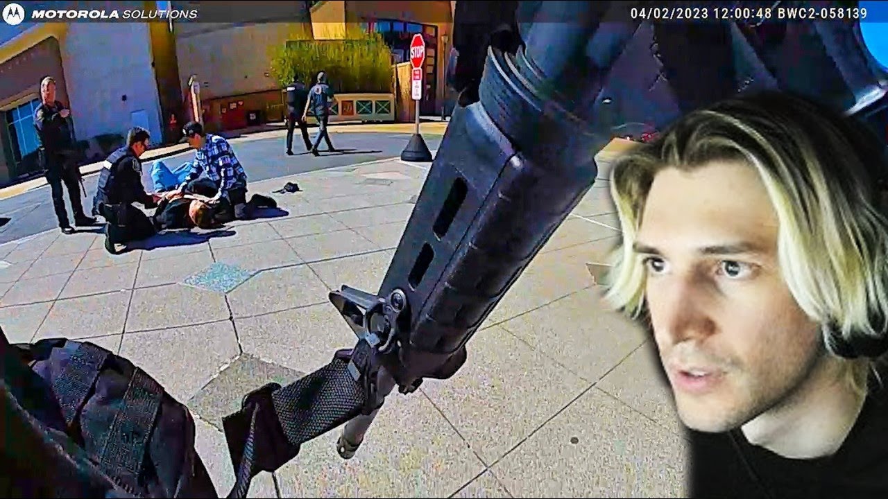 Bodycam Released in YouTuber's Mall Shooting | xQc Reacts