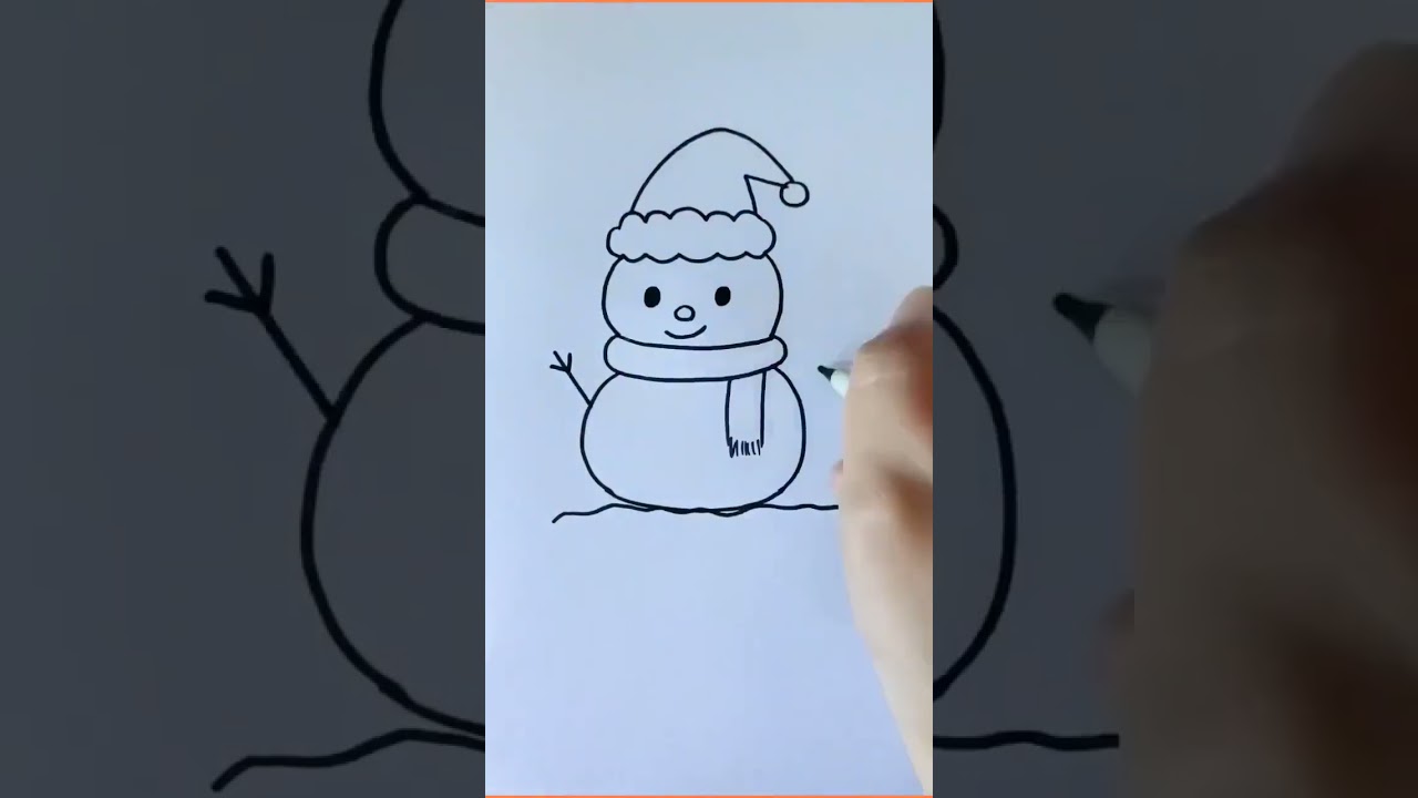 How to dry snowman