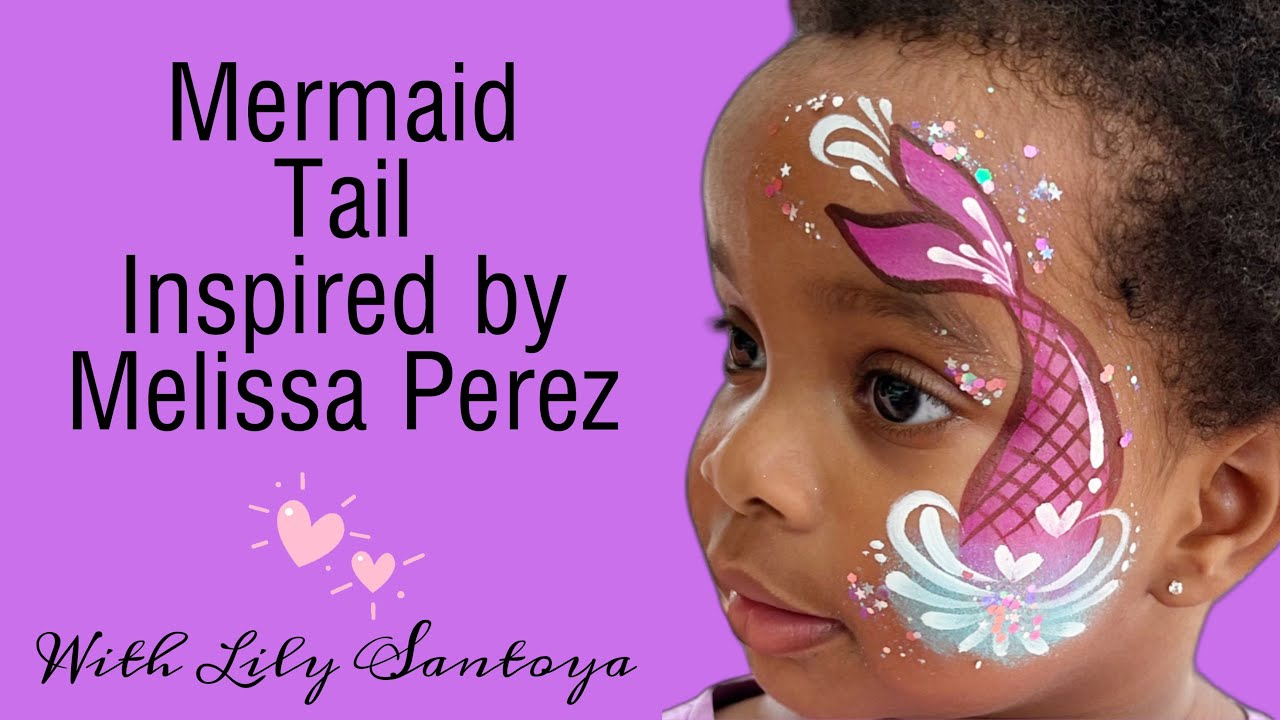 Mermaid Tail Face Painting