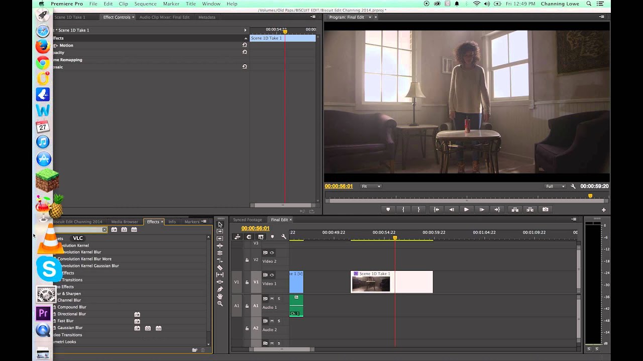 Tutorial Adobe Premiere Pro CC 2014 Updates Part A - Masks and Motion Tracking