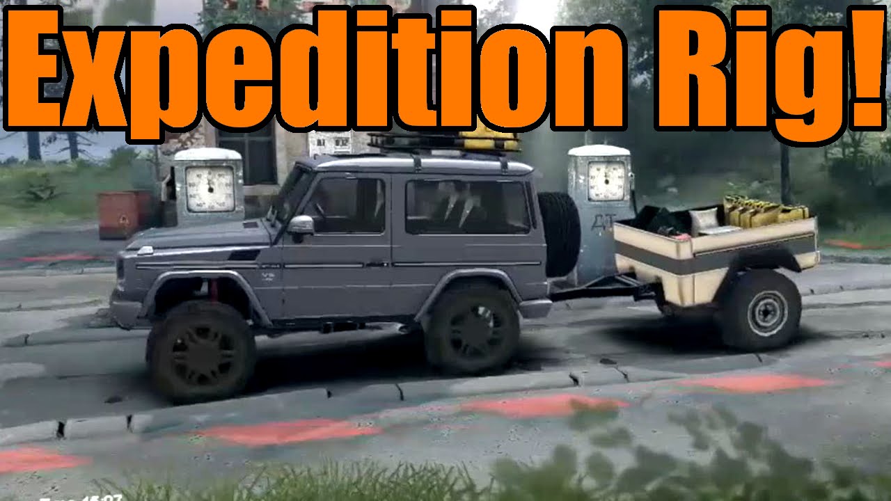 Spin Tires | Mercedes Expedition Vehicle with Trailer!