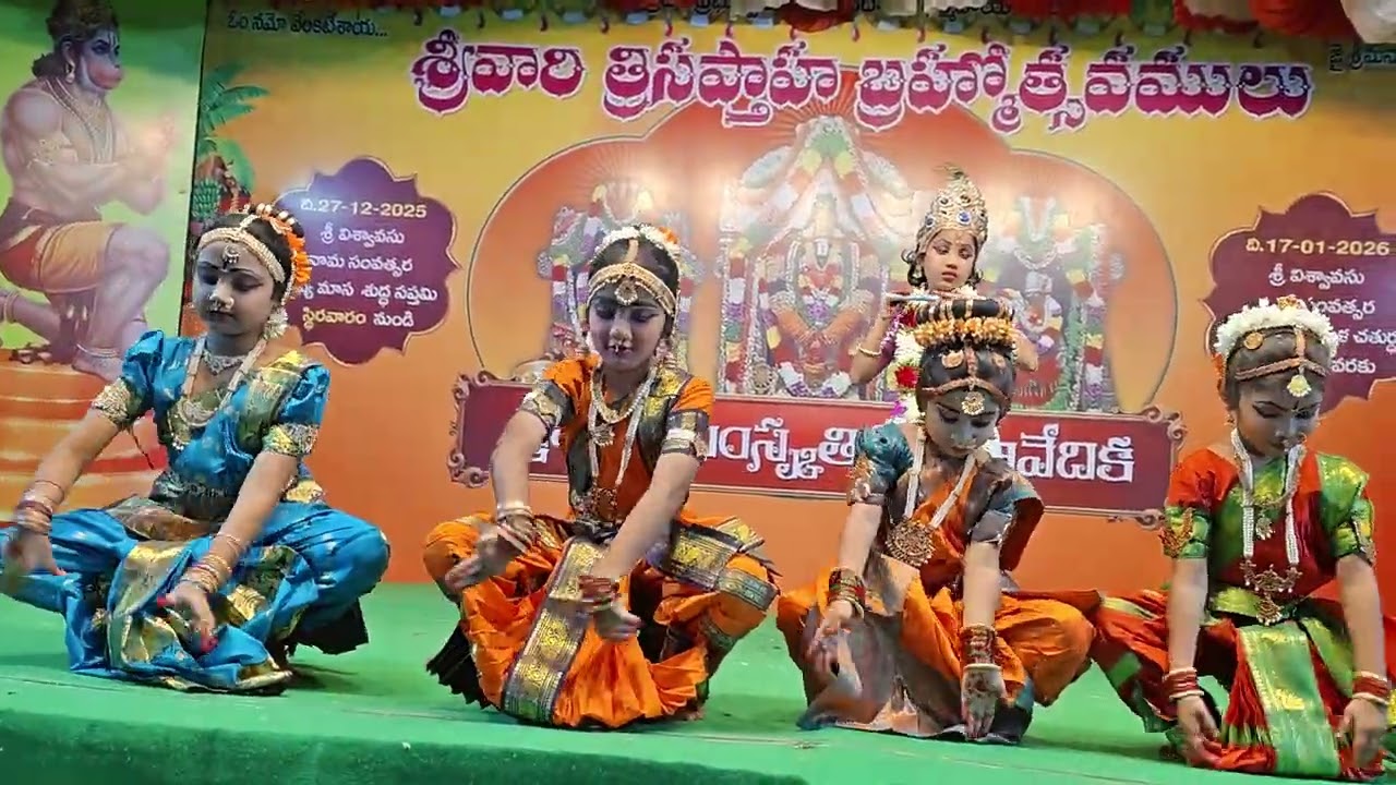 Jaashrita Dance Performance at venkateswara Swamy temple in Eluru 