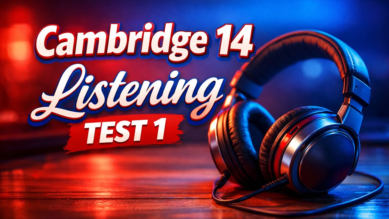Cambridge IELTS 14 | Listening Test 1 | With Answers | HD