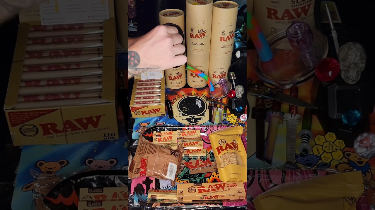 @rawkandroll RAW 6 shooter and more product drop!!! No more rolling 1 at a time🤔roll 6 in 2mins