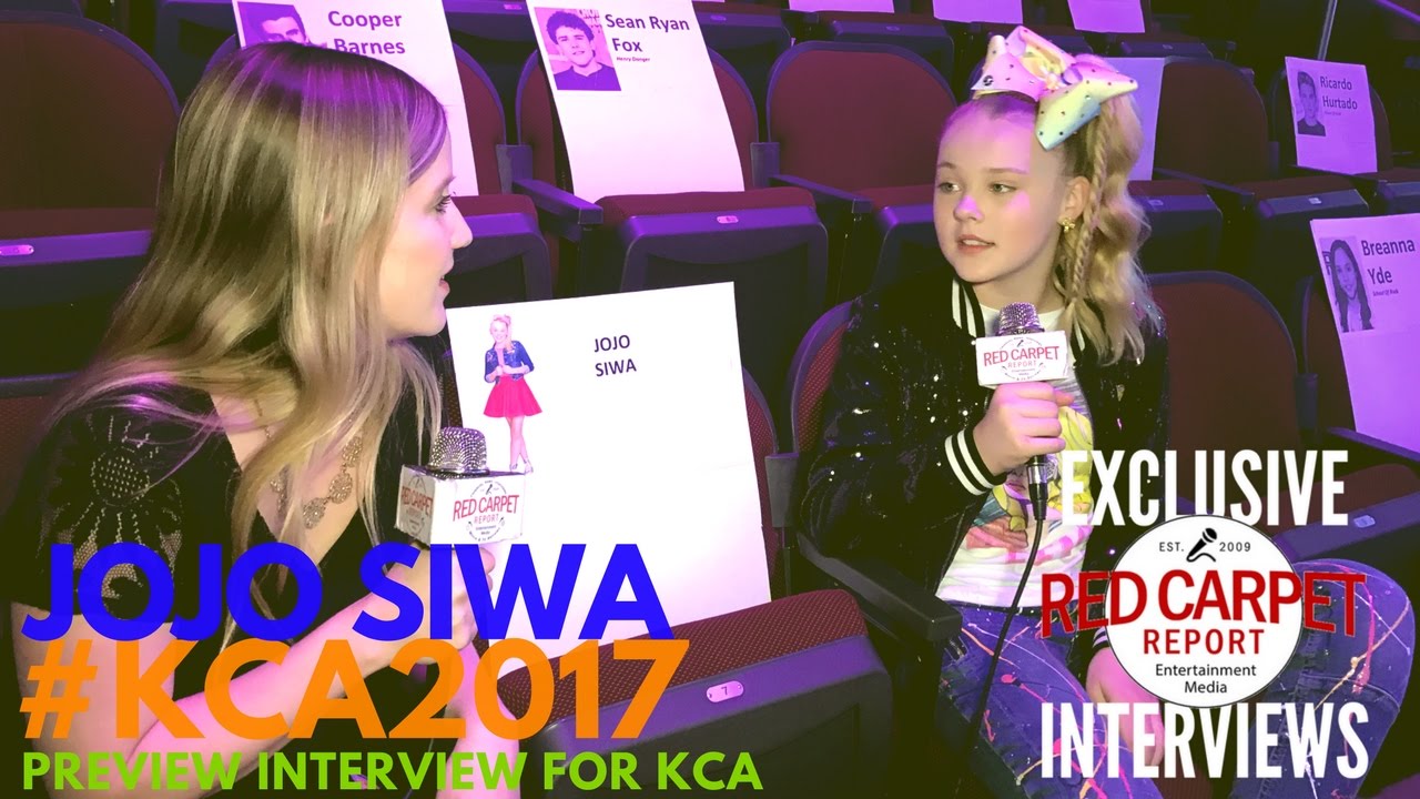 Jojo Siwa interviewed at Nickelodeon’s Kids' Choice Awards Press Junket #KCA2017