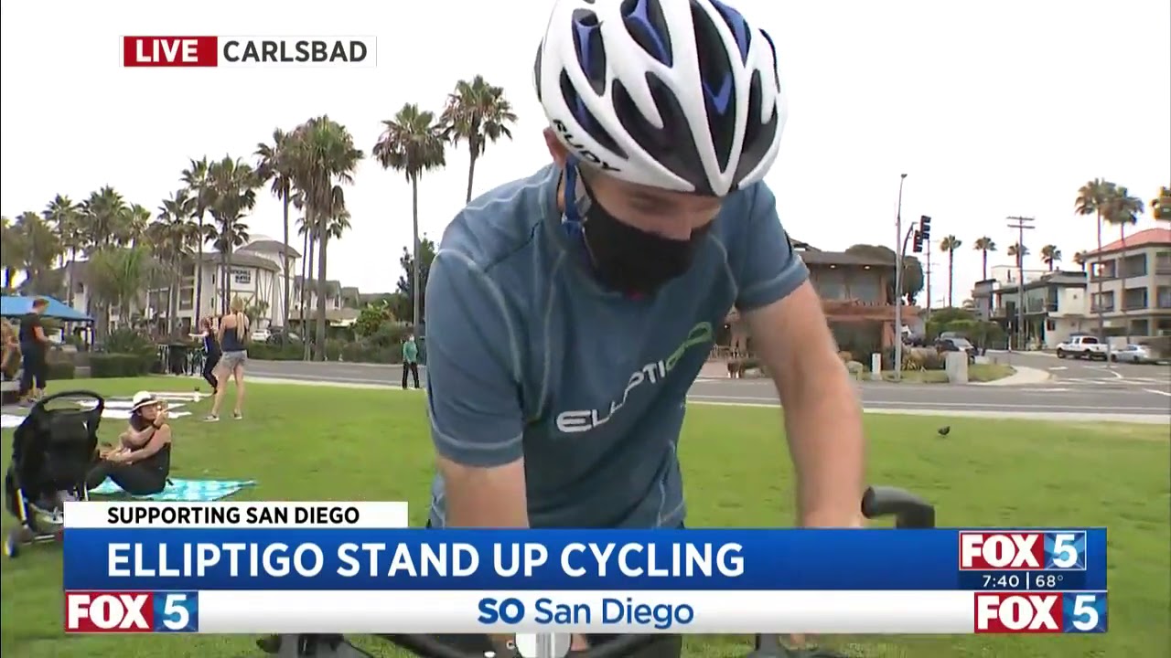 ElliptiGO Stand Up Bikes on Fox5 San Diego