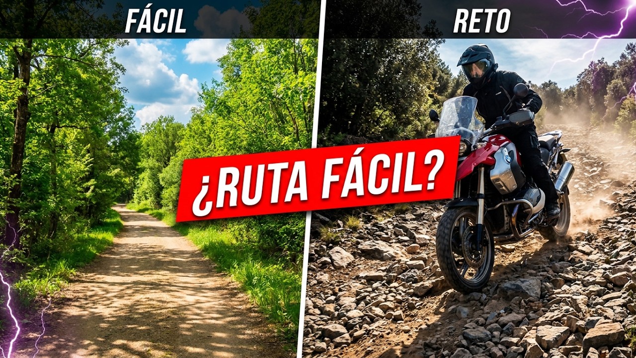 Aventura en Moto: Ruta Trail FACIL Y CORTA /BMW GS ,VOGE y KTM de Sant Climent de Llobregat a Begues