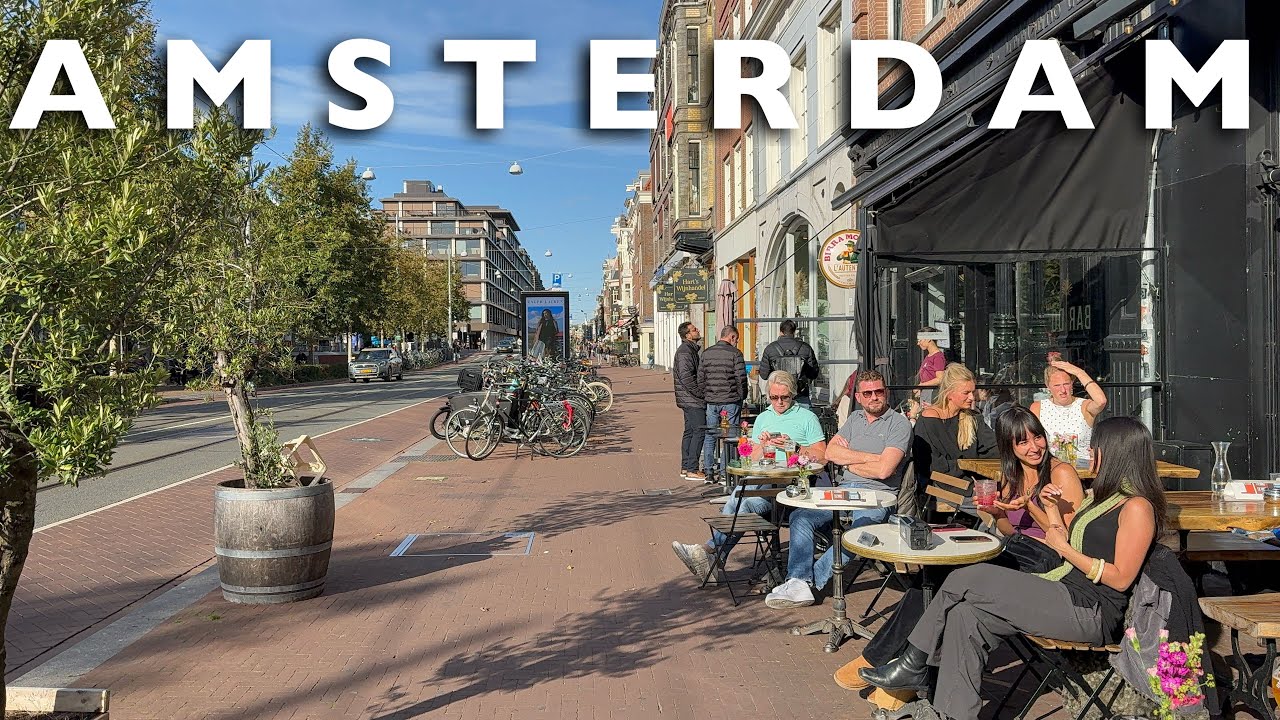 [4K] AMSTERDAM- A Stunning Sunny Day In Amsterdam | A Perfect Relaxed Afternoon Walk🇳🇱☀️