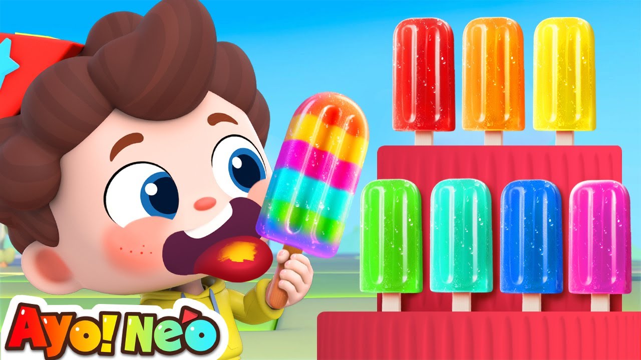 Apakah Es Loli Warna-warni Sudah Siap? 🍧❄️ | Lagu Es Krim | Ayo! Neo | Yes! Neo Bahasa Indonesia