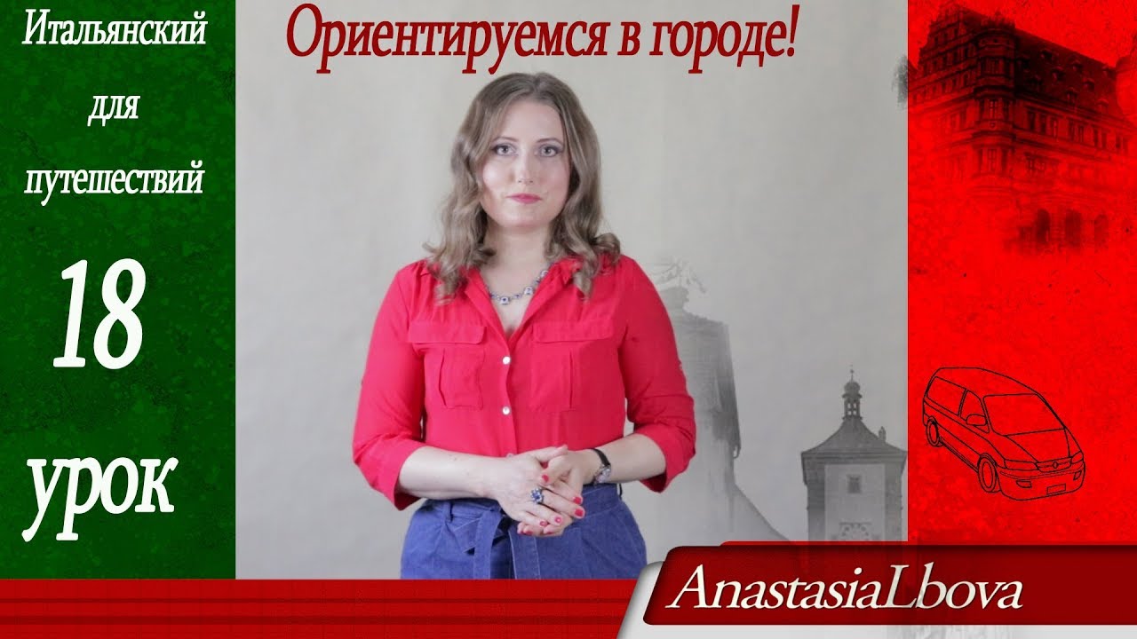 ИТАЛЬЯНСКИЙ для путешествий. Урок 18.  Ориентируемся в городе.
