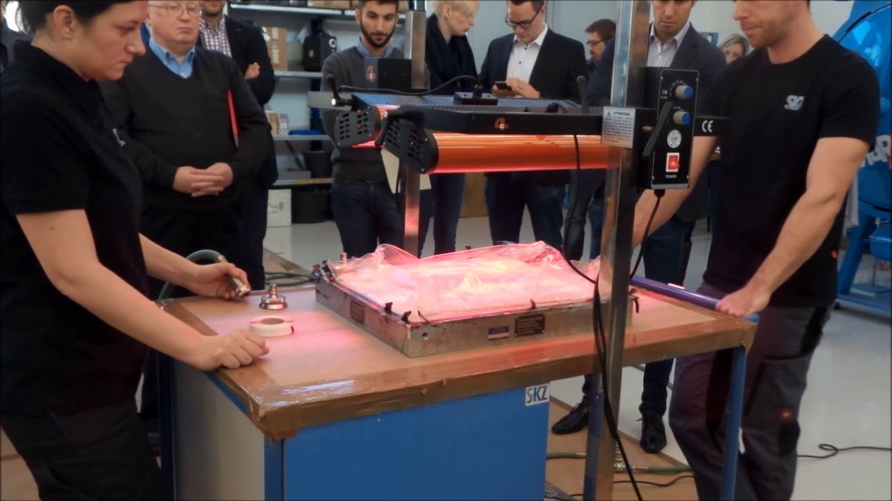 ALFAKEM @ THERMHEX workshop 2017  preform panel with infra red radiation