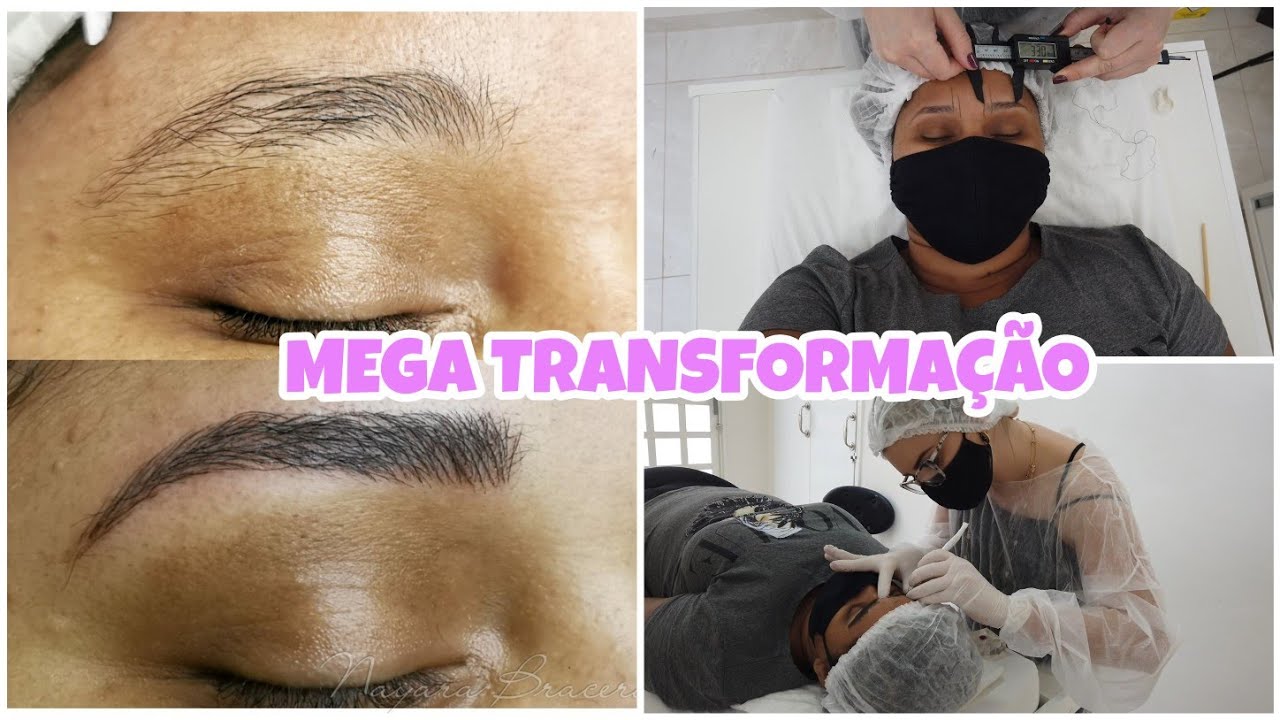 MICROPIGMENTAÇÃO FIO A FIO NA SOBRANCELHA  PELA PRIMEIRA VEZ | TÉCNICA MICROBLADING | JÉ PRADO ❤