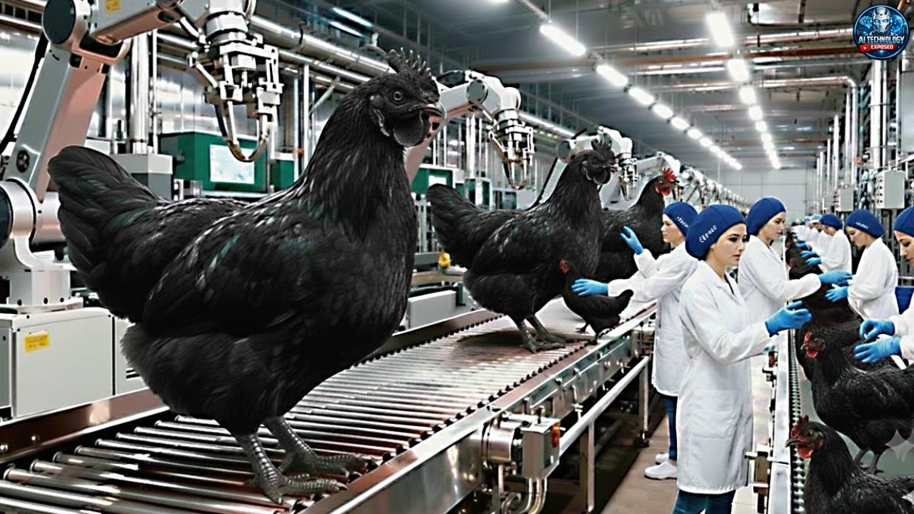 The All-Black Mystery: Ayam Cemani Industrial Process | AI Technology Exposed