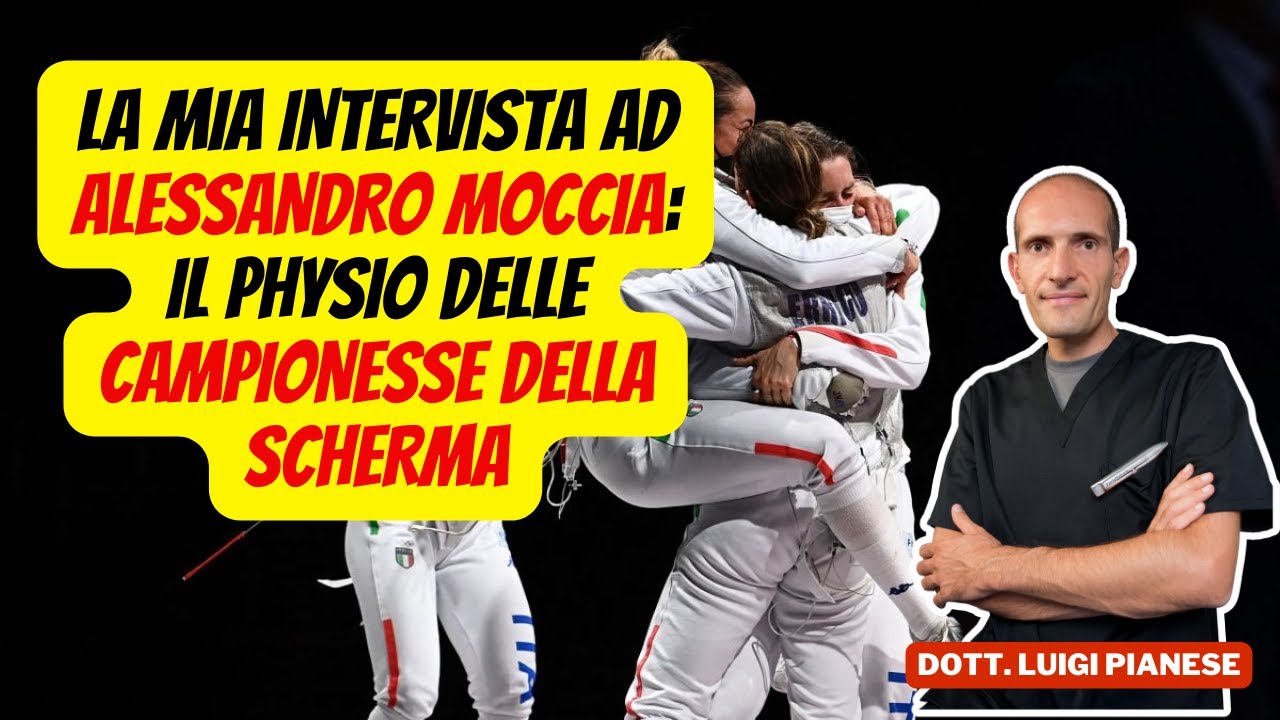 Interviste e Storie: Alessandro Moccia, il Physio della Nazionale italiana di Scherma 🤺