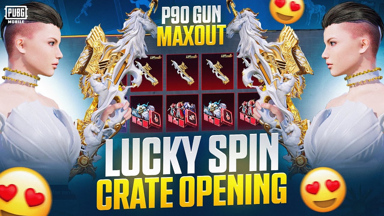 😱NEW P90 MAXED LUCKY SPIN CRATE OPENING