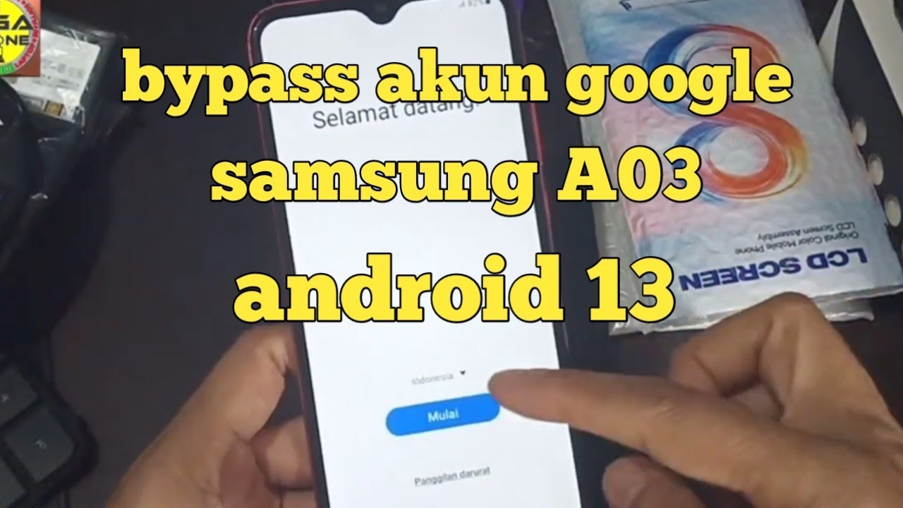 Bypass akun google samsung a03 || android 13