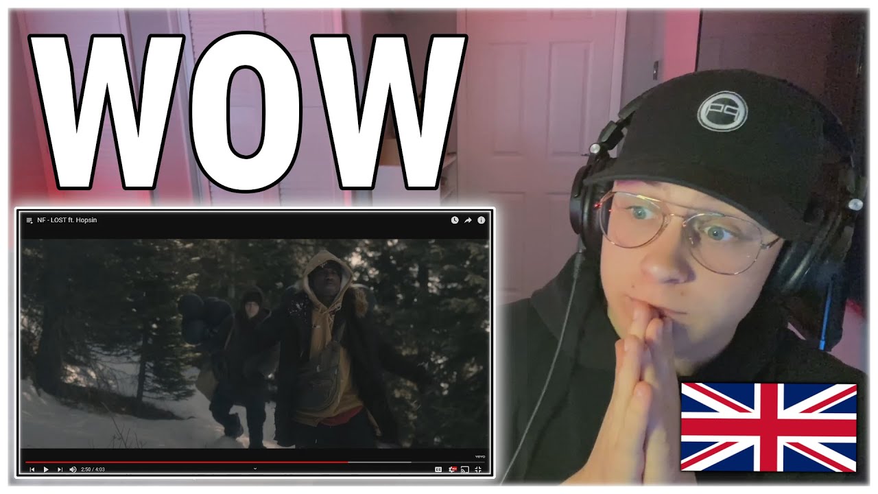 UK REACTION TO NF - LOST ft. Hopsin
