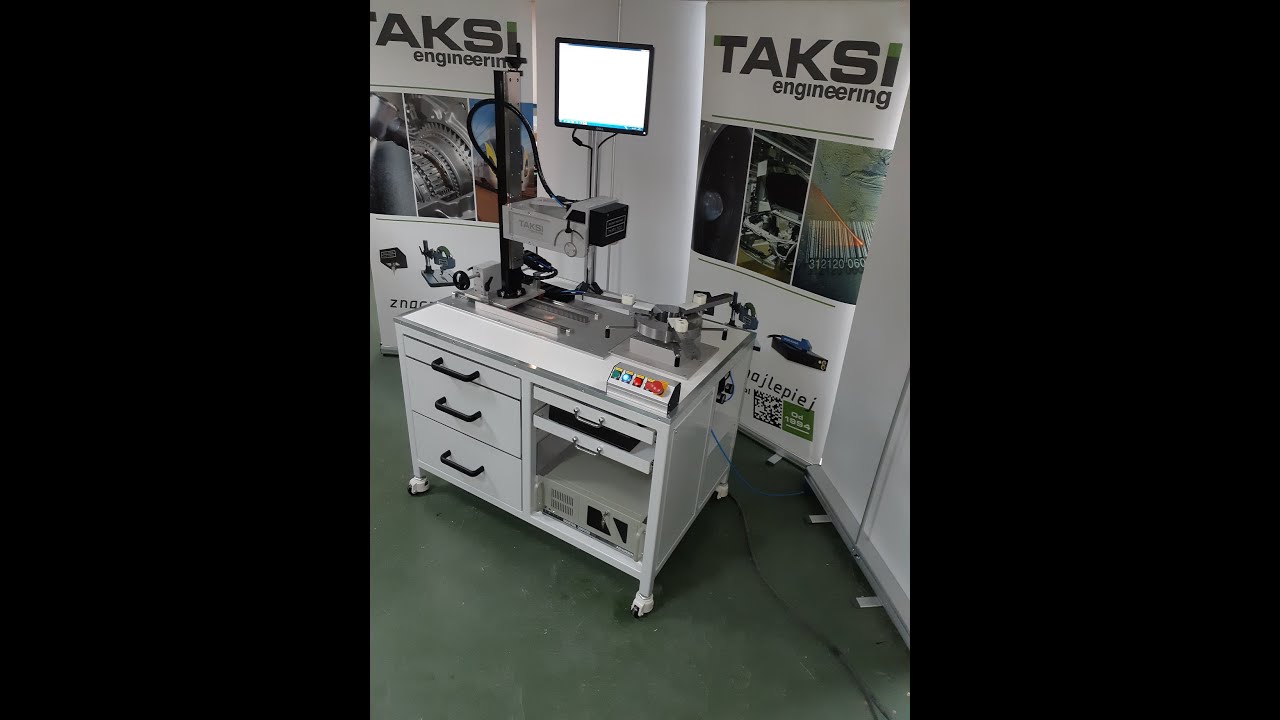 Znakowanie mikroudarowe metalu po okręgu Telesis TMP 1700