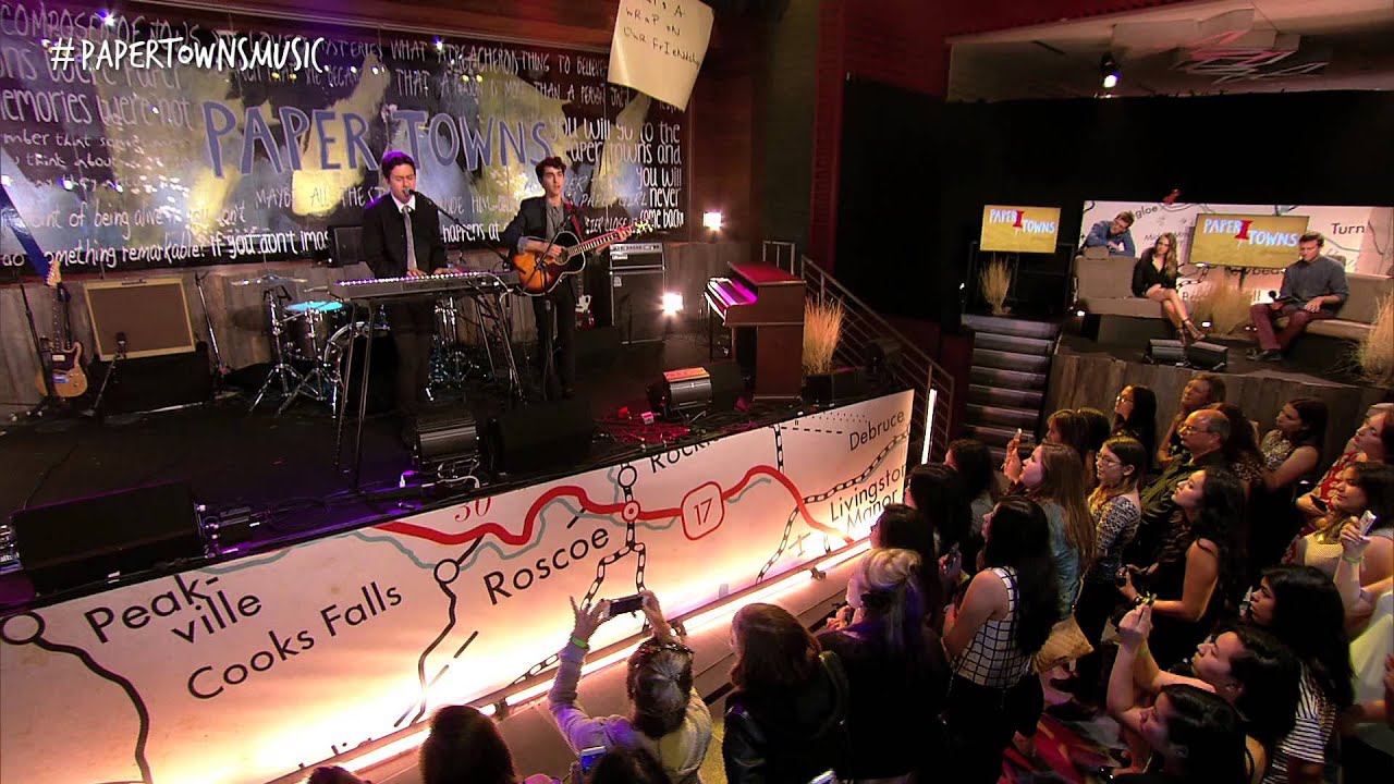 Nat and Alex Wolff - Look Outside (Live from the Paper Towns Get Lost Get Found Livestream)