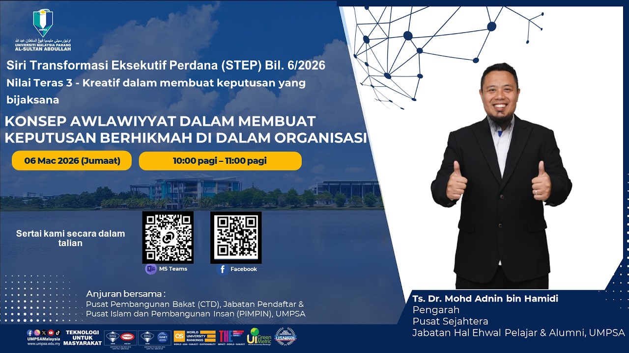 KONSEP AWLAWIYYAT DALAM MEMBUAT KEPUTUSAN BERHIKMAH DI DALAM ORGANISASI