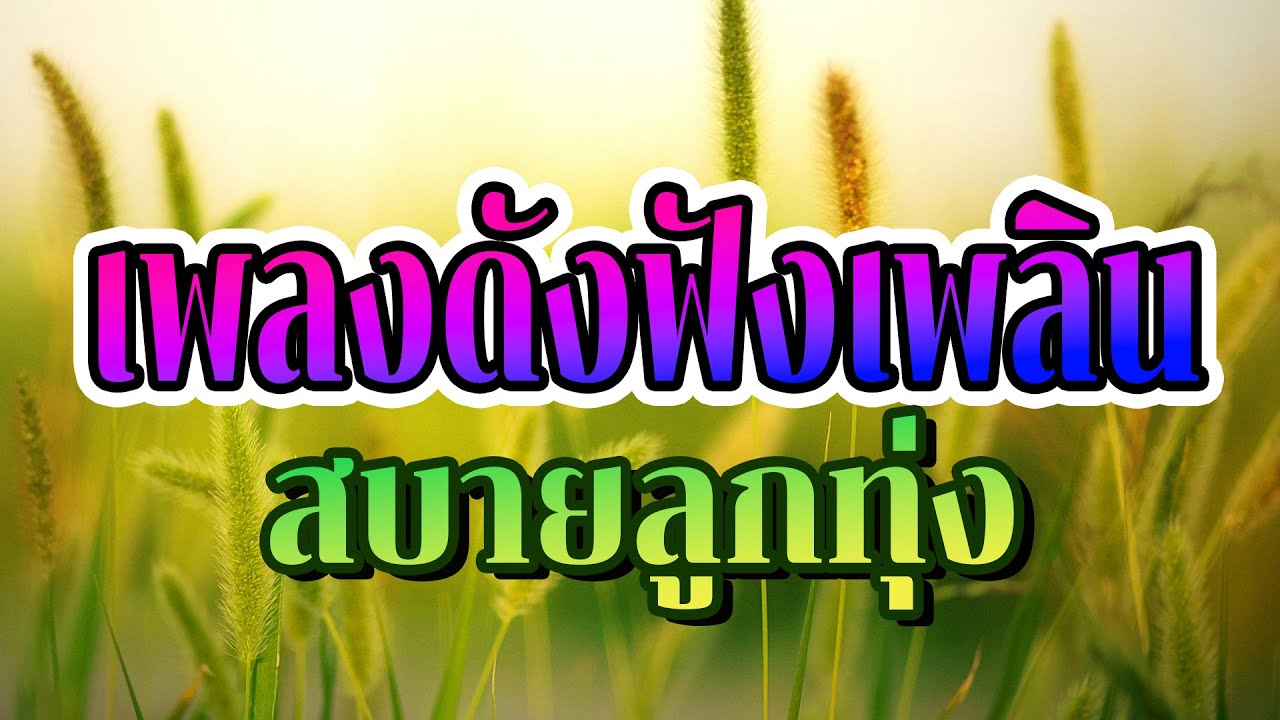 เพลงดังฟังเพลินสบายลูกทุ่ง