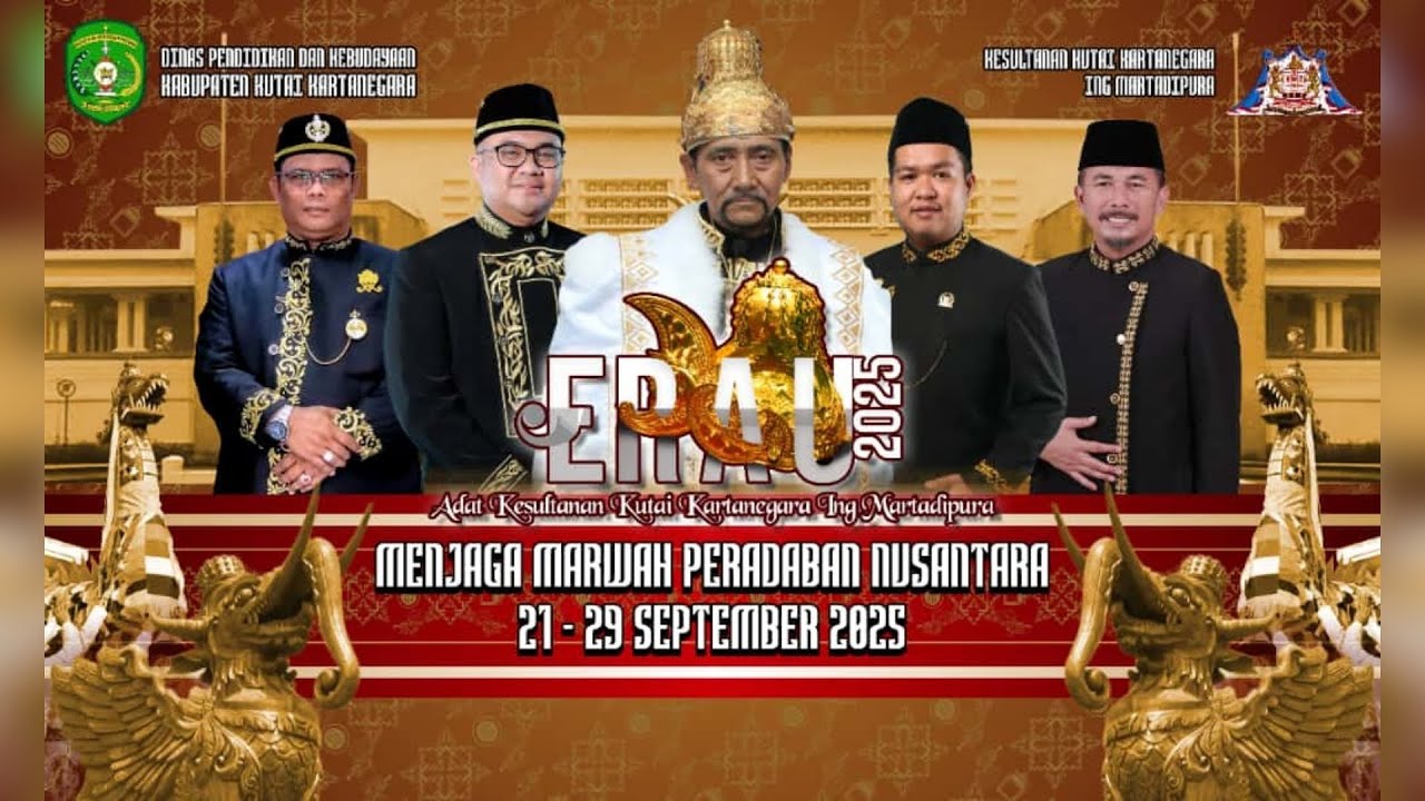 PEMBUKAAN ERAU ADAT KESULTANAN KUTAI KARTANEGARA ING MARTADIPURA TAHUN 2025