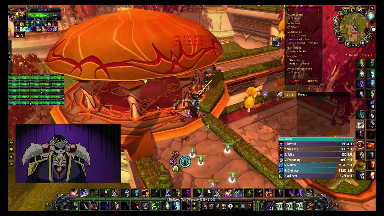 TBC WoW: Sunwell Plateau Warlock POV (Full Clear 6/6)