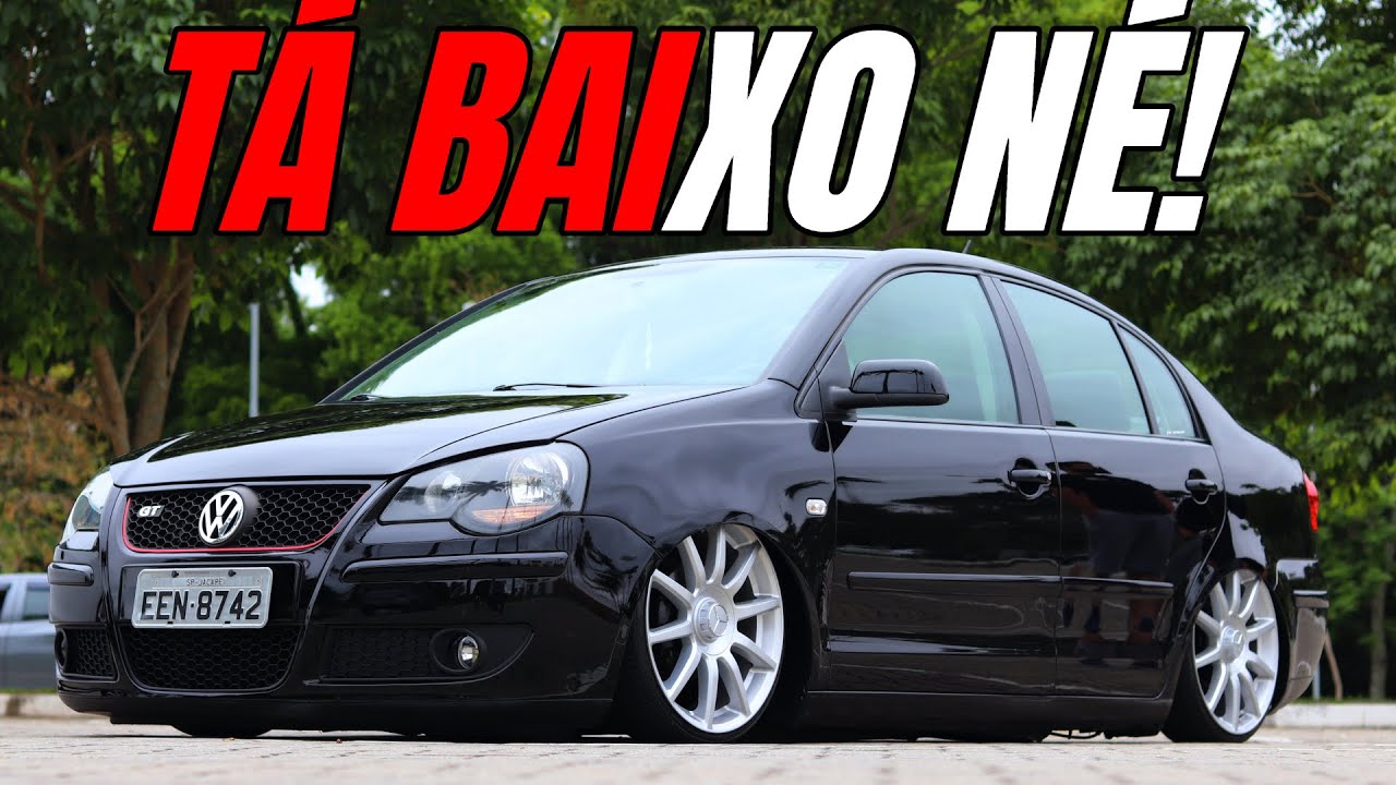 LINDO POLO SEDAN SUSPENSÃO A AR E RODAS @VolcanoWheels DAIMLER