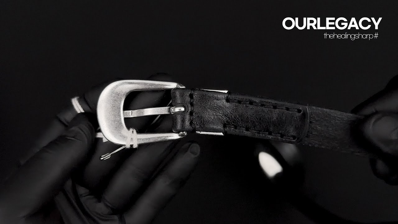 OURLEGACY 2CMBELT A2208BBLA BLACK LEATHER (ASMR)