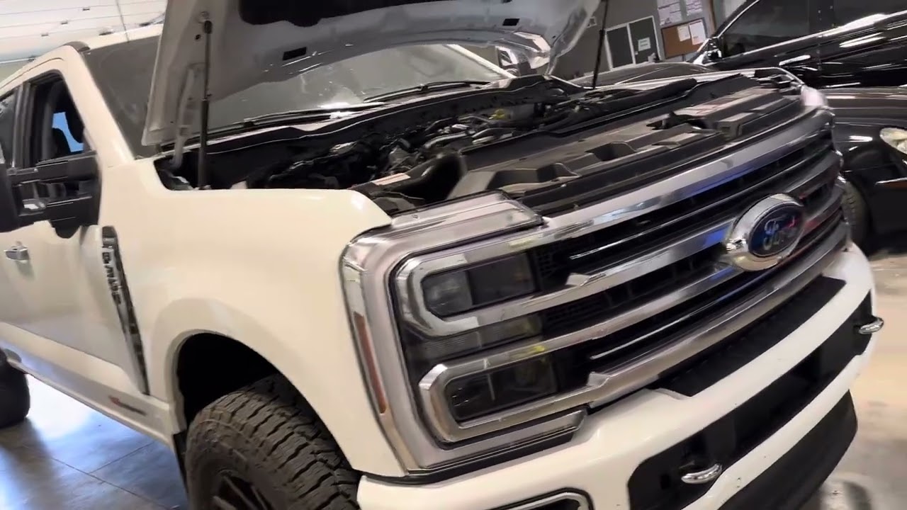 2024 Ford F350. Maintenance mileage.  Engine oil,air filter and fuel. Sharing my findings