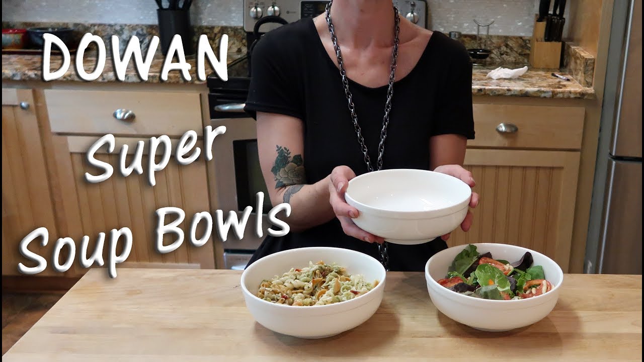 🌼DOWAN SUPER SOUP BOWLS 🌷FINE WHITE PORCELAIN 3-PACK PRODUCT REVIEW👈