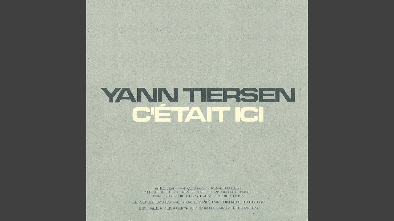 C'&eacute;tait ici (Live)