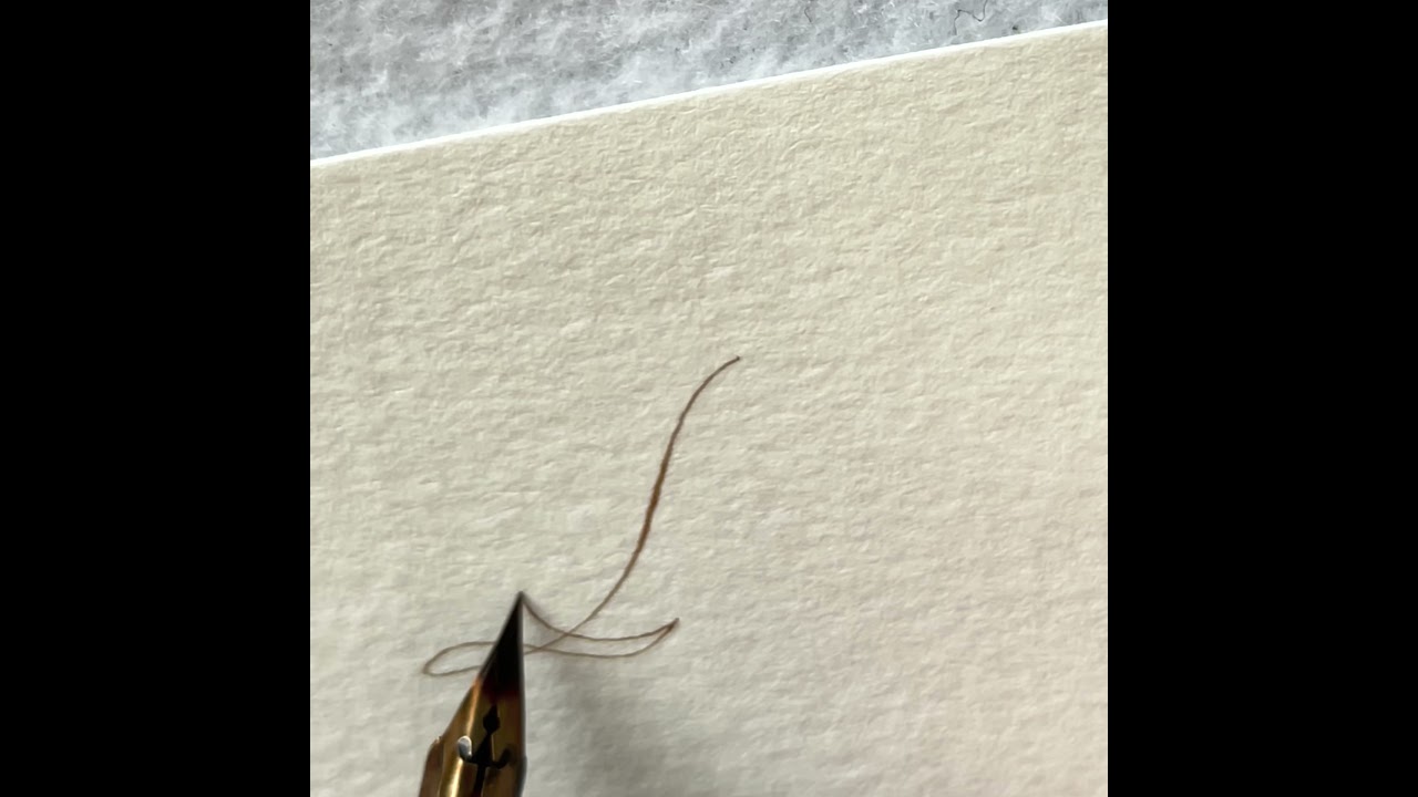 Calligraphy A-no lift majuscule