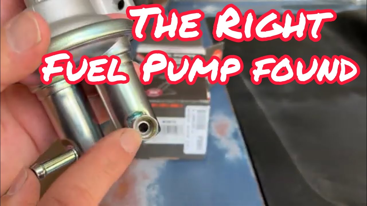 This is the CORRECT Fuel pump w/ CORRECT fitting for a Big Block Mopar 383 & 440