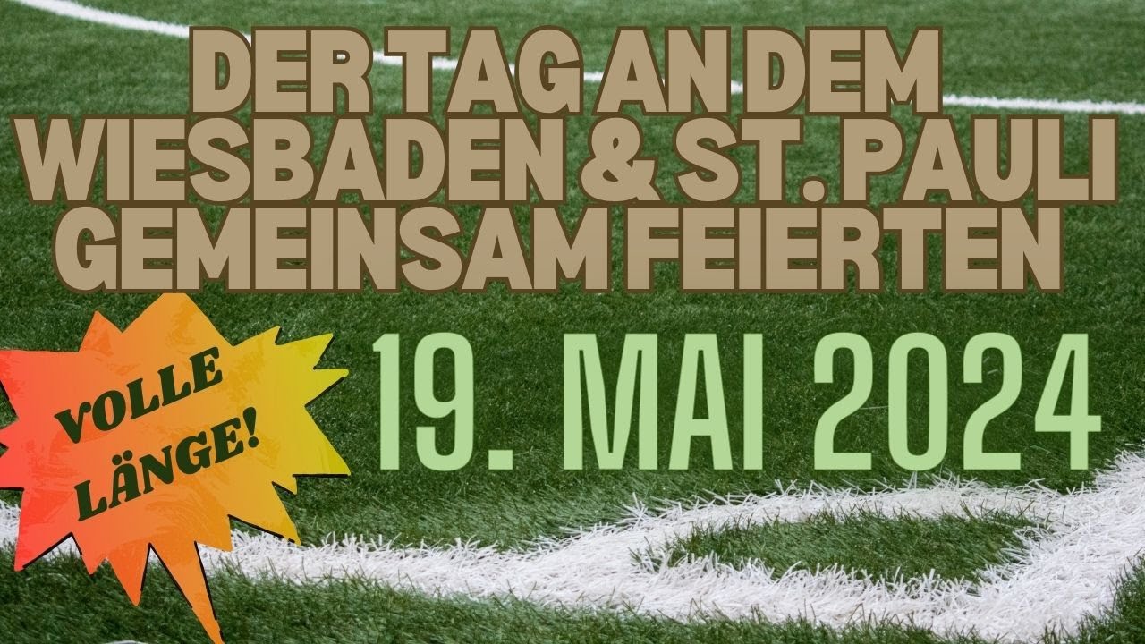 Ein Spiel - zwei Sieger. Unglaubliche Emotionen bei WIESBADEN vs. ST. PAULI